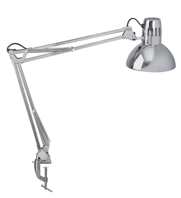 MAUL - Studiertischleuchte mit verchromter Tischklemme exkl. LED-Lampe
