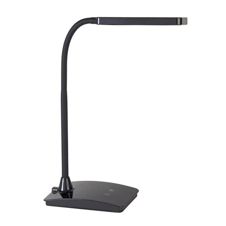 MAUL - Schreibtischleuchte Pearly LED-Sockel dimmbar Farbe Vario Schwarz | 8 Stück