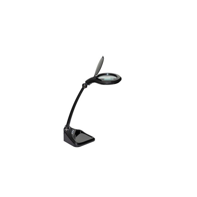 MAUL - Lupenleuchte Iris LED dimmbar schwarz | 4 Stück