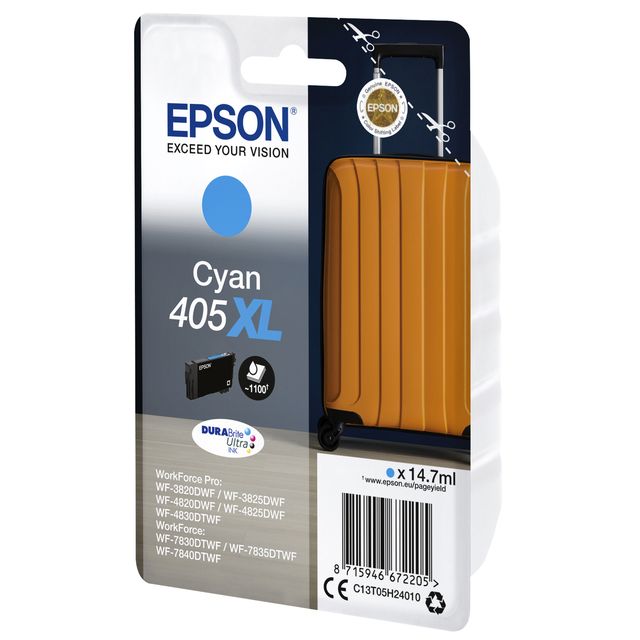 Epson -  Inktcartridge  405xl t05h24 blauw | 8 stuks