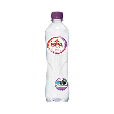 Spa Touch - WaterTouch prickelnde schwarze Johannisbeere PET-Flasche 500 ml | 6 Stück