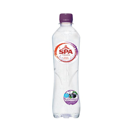 Spa Touch - WaterTouch prickelnde schwarze Johannisbeere PET-Flasche 500 ml | 6 Stück