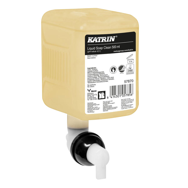 Katrin - Handseife Clean flüssig 500ml 57870 | 12 Stück