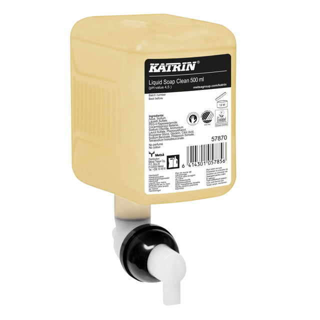 Handseife Katrin Pure Neutral 500ml 57870 | Umkarton mit 12 Flaschen x 1 Stück
