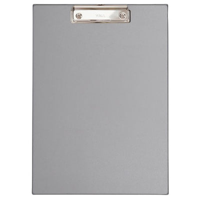 Maul - Klemmbrett A4 stehend PVC silbergrau