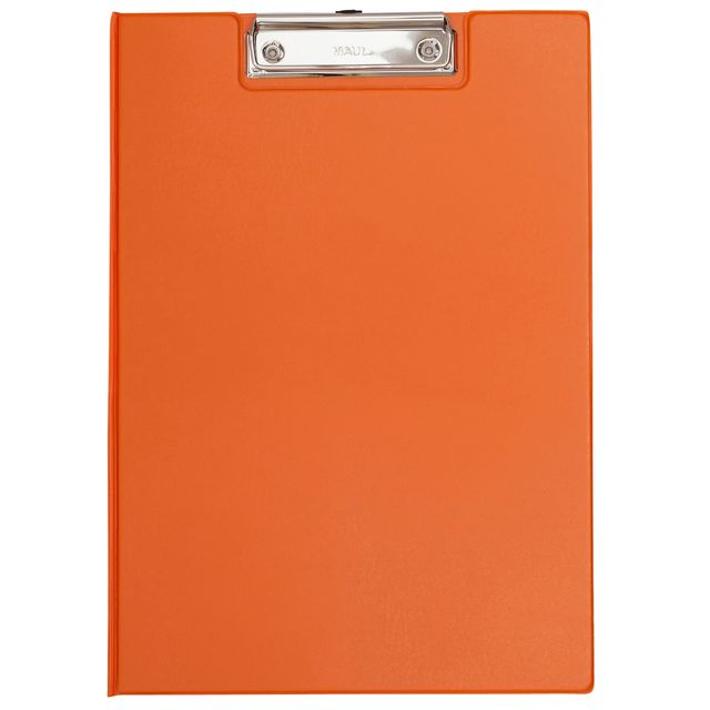 Maul - Klemmmappe A4 hoch mit Stiftschlaufe PVC neonorange