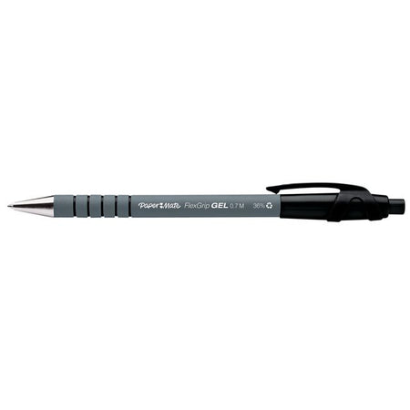 Paper Mate - Gelschreiber FlexGrip mittelschwarz | 12 Stück