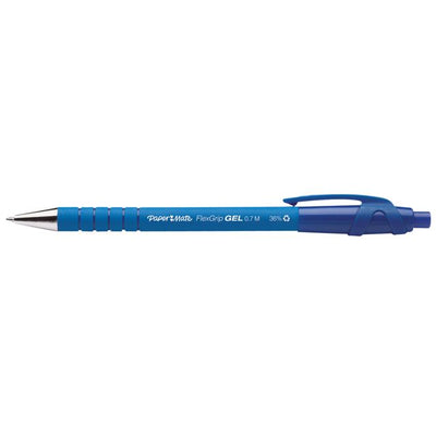 Paper Mate -  Gelschrijver papermate flexgrip m blauw | 12 stuks
