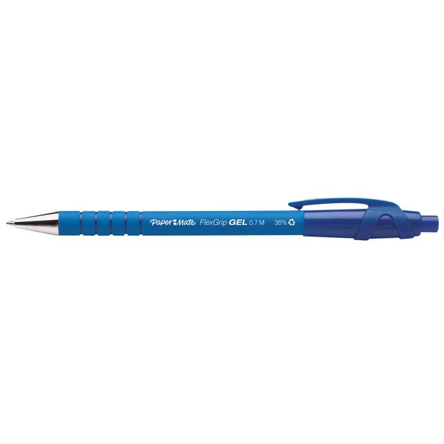 Paper Mate -  Gelschrijver papermate flexgrip m blauw