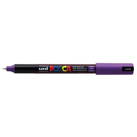 Posca - Paintmarker Uni PC1MR extra fein lila | 6 Stück