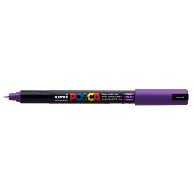 Posca - Paintmarker Uni PC1MR extra fein lila | 6 Stück