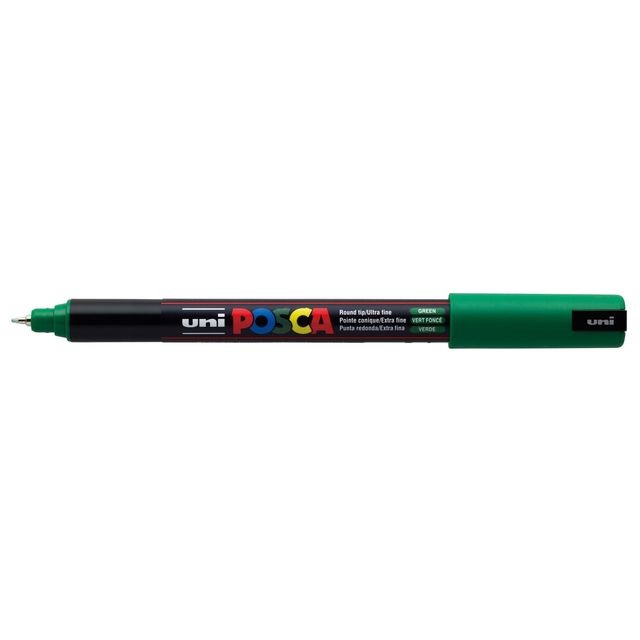 Posca - Paintmarker Uni PC1MR extra fein dunkelgrün | 6 Stück