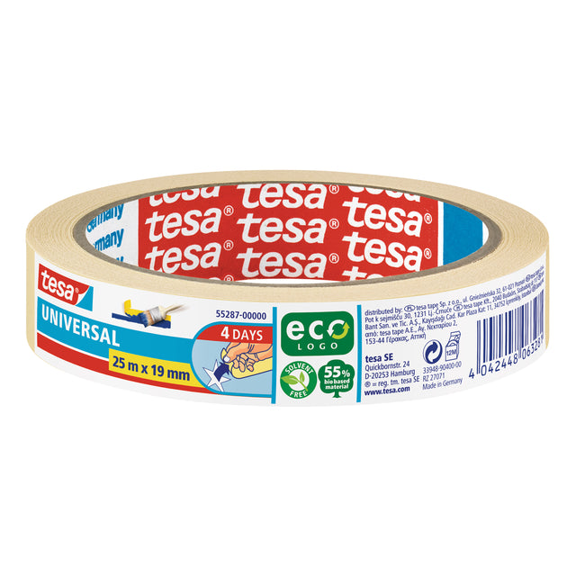 Tesa - Afplake® Economy 25mx19mm gelb | 16 Stück