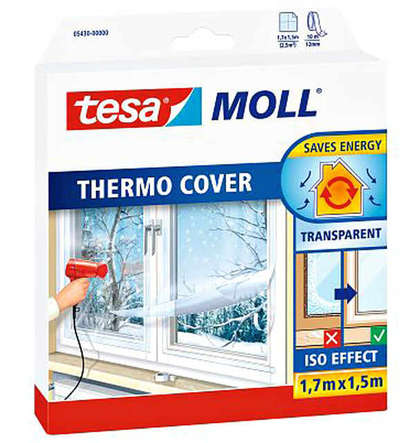 Isolationsöl Tesa Moll 05430 für Windows 1,5mx1.7m transparent | 6 Stück