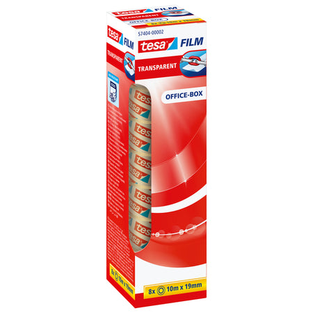 Tesa - Klebebandfolie® 10mx19mm transparent 8 Rollen