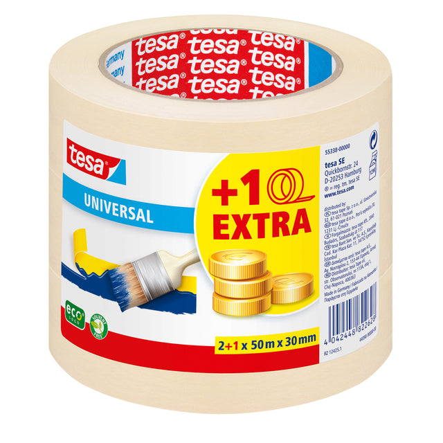 TESA TESA 55338 BASISPROMO 30MMX50M 2+1