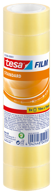 Tesa - Klebebandfolie® Standard 10mx19mm transparent 8 Rollen