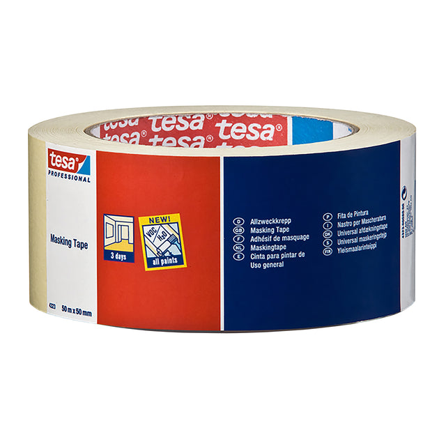 Tesa - Afplake ® Professional 4323 50mmx50m helles Creme