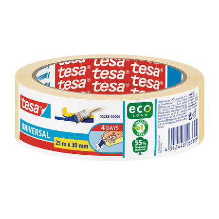 Tesa - Afplake® Economy 30mmx25m gelb | 10 Stück