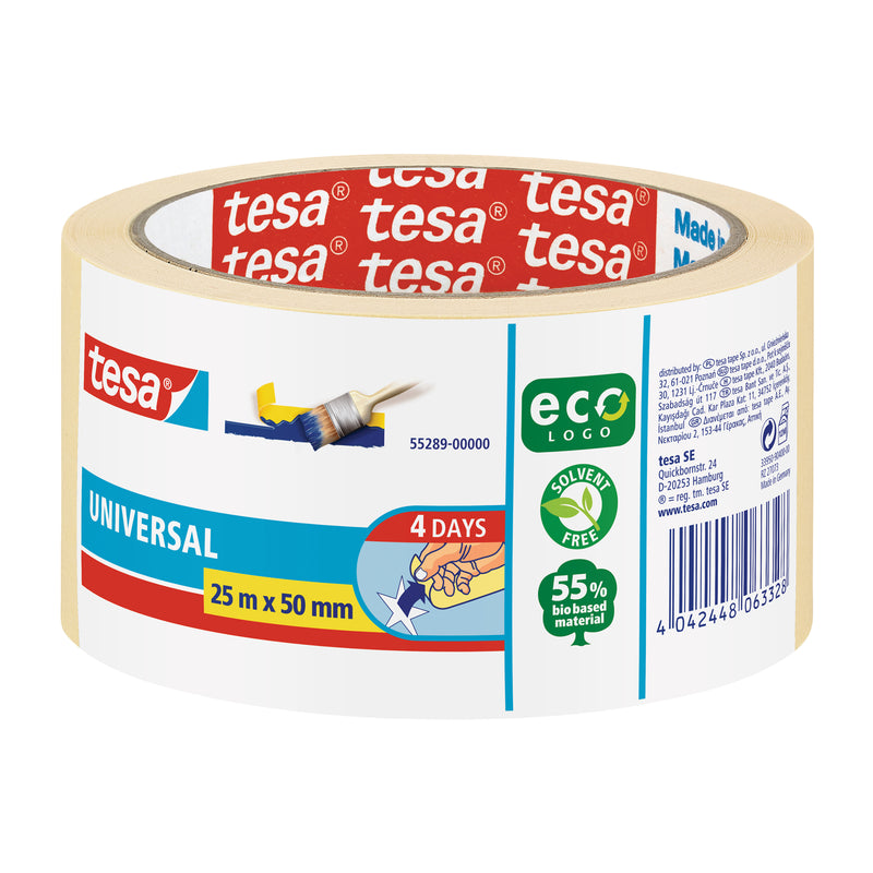Tesa - Afplake® Economy 50mmx25m beige