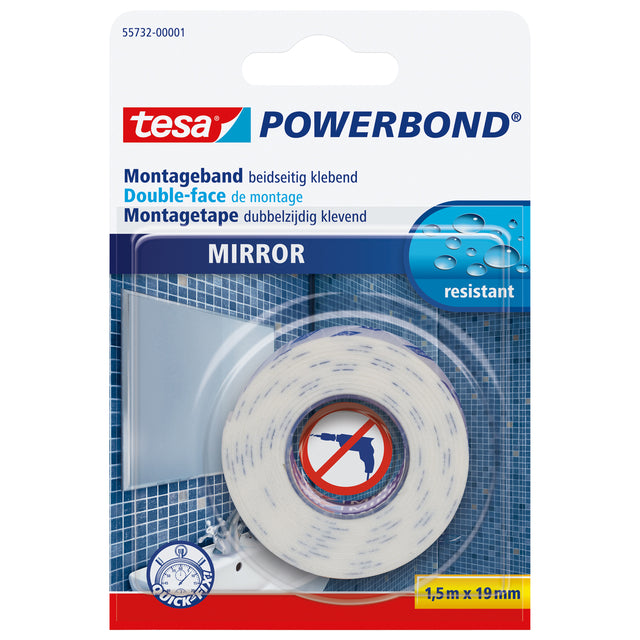 Powerbond Tesa 55732 für Spiegel 19mmx1,5 m