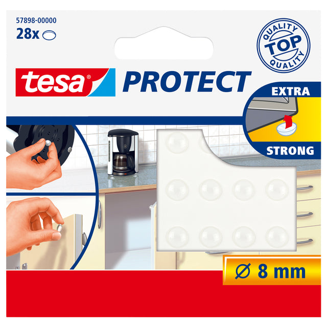 Anti-Rutsch- und Schalldämpfer Tesa 57898 um transparent