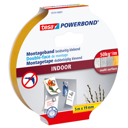 Tesa - Montagee® Powerbond Indoor doppelseitig 5mx19mm weiß