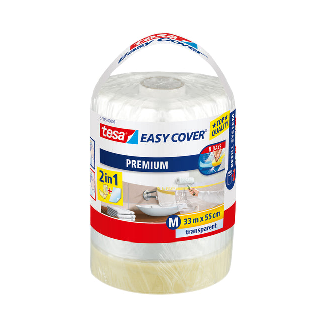 Abdeckfolie Tesa 57115 Easy Cover Navolling 55cmx33m