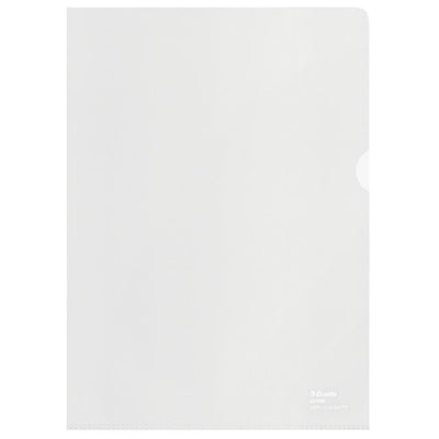 Esselte - Einsteckmappe L-Modell A4 100 % recycelt 0,10 mm transparent 100 Stück