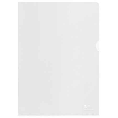 Esselte - Einsteckmappe L-Modell A4 100 % recycelt 0,10 mm transparent 100 Stück