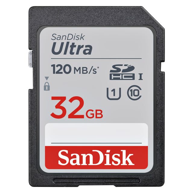 Speicherkarte Sandisk SDHC Ultra 32GB (Klasse 10/UHS-I/120MB/s)