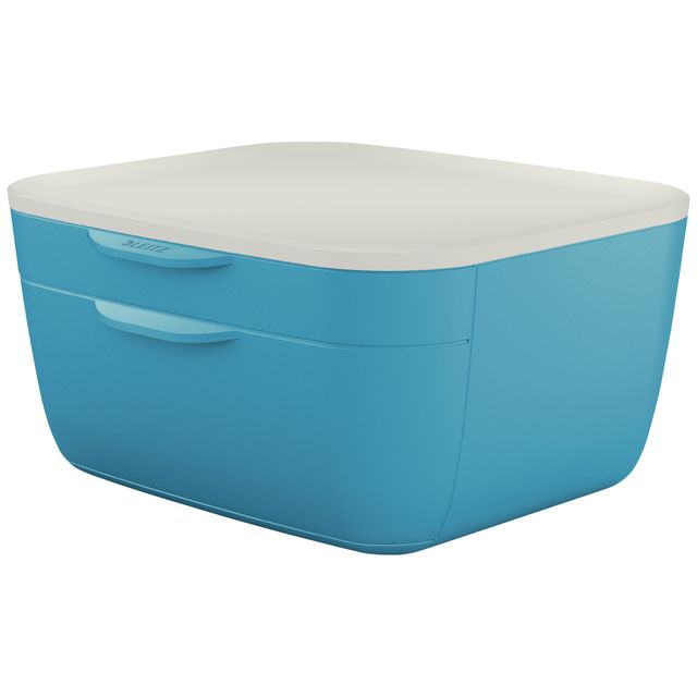 Leitz - Schubladenelement Cosy 2 Schubladen blau