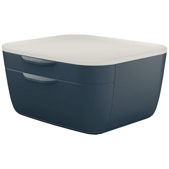 Leitz - Schubladenelement Cosy 2 Schubladen grau | 72 Stück