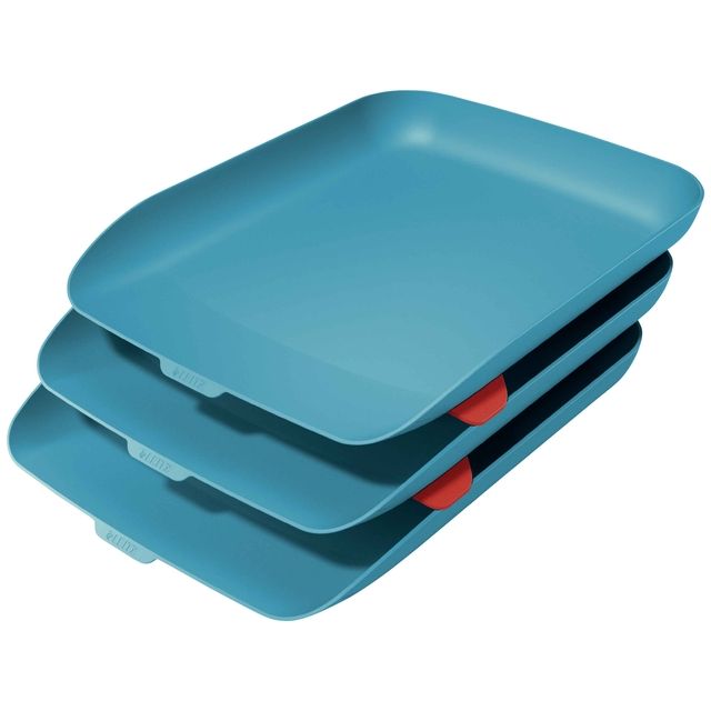 Leitz - Briefablage Cozy 3er-Set A4 serene blue | 104 Stück