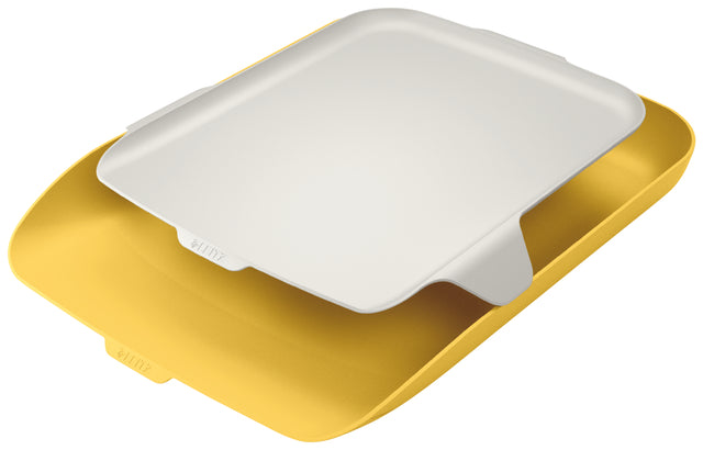 Briefkasten Leitz gemütlich mit Schreibtisch Organizer Gelb