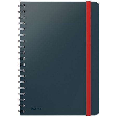 Leitz - Notizbuch Cosy B5 160 Seiten 100gr Spirallinie grau