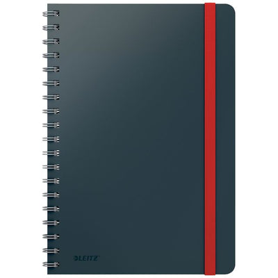 Leitz - Notizbuch Cosy B5 160 Seiten 100gr Spirallinie grau