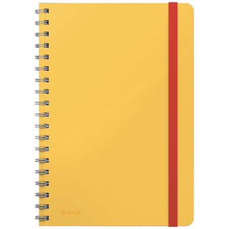 Leitz - Notizbuch Cozy B5 160 Seiten 100gr Spirallinie gelb | 15 Stück