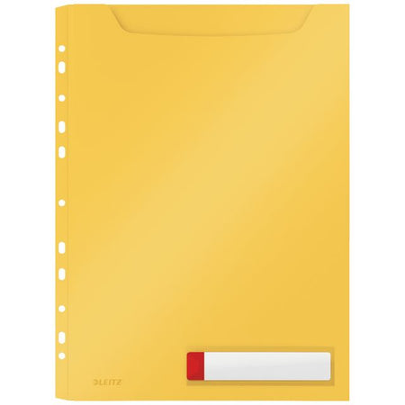 Leitz - Einsteckmappe U-Modell Cozy Mundharmonika A4 mit Perforationsstreifen PP gelb