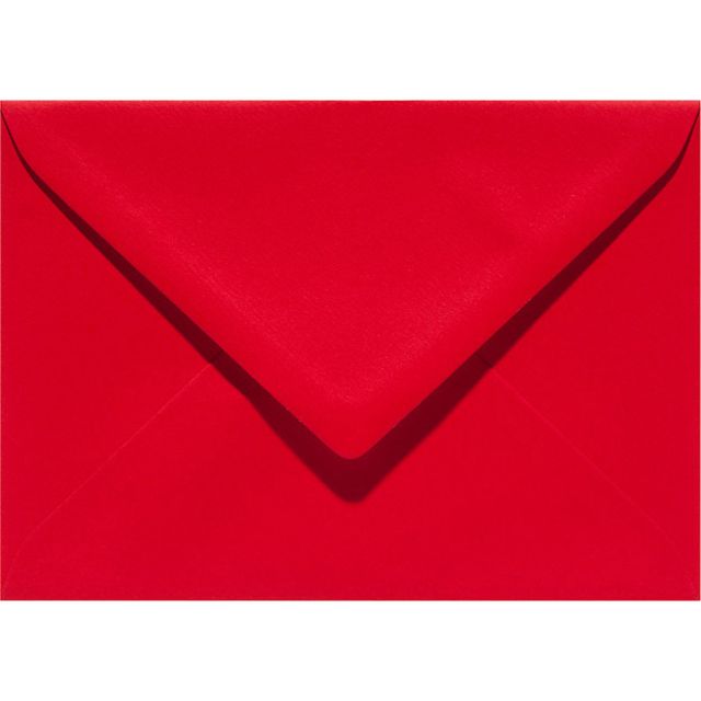 Papicolor - Umschlag EA5 156x220mm rot Packung mit 6 Stück