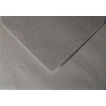 Papicolor - Briefumschlag EA5 156x220mm Metallic Perlmutt-Platin Packung mit 6 Stück