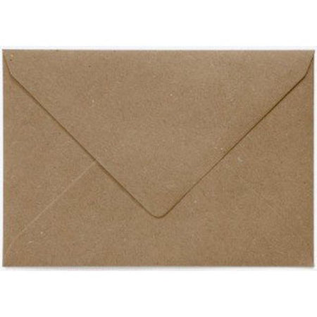 Papicolor – Umschlag EA5 156 x 220 mm, recyceltes Kraftpapier, braun, Packung mit 6 Stück