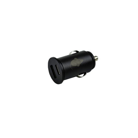 Green Mouse - Autoladegerät USB-A 1x USB-C 1x 2,4A schwarz | 5 Stück