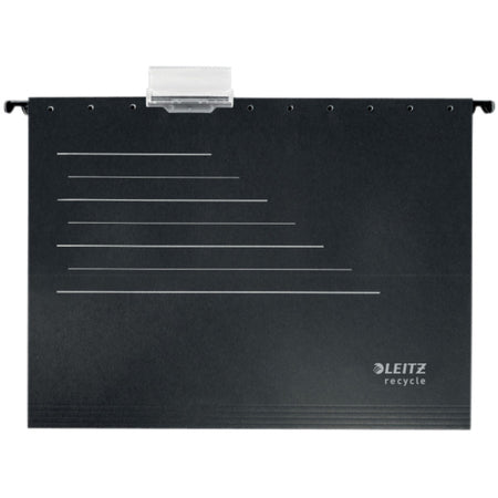 Leitz - Hängemappe Alpha Recycle A4 vertikal V-Boden schwarz
