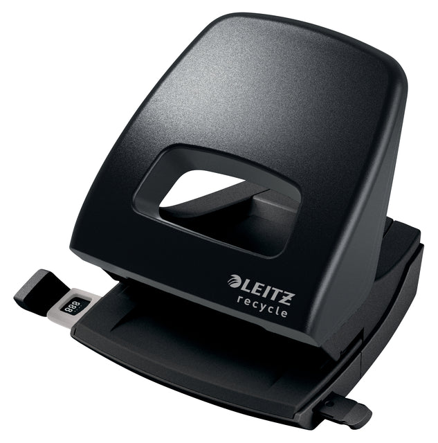 Leitz - NeXXt Recycle Locher 30 Blatt schwarz | 288 Stück