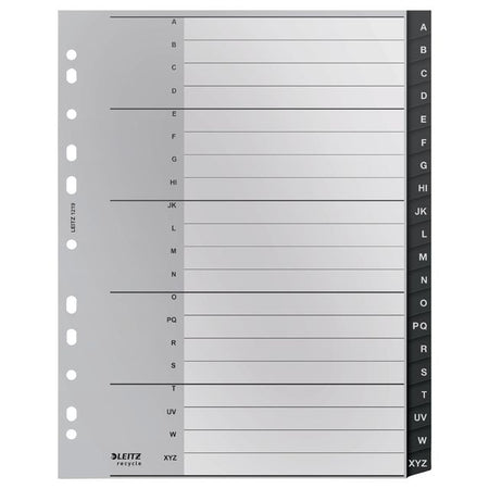 Leitz - Recycle Tab A4 11-Loch A-Z extra breit PP | 3000 Stück