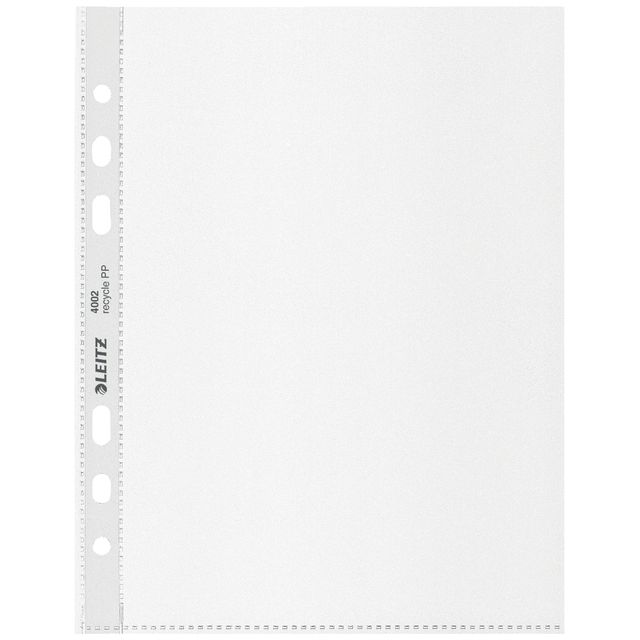 Leitz - Showtasche Recycle 100µ 6-Loch PP A5 transparent 25 Stück