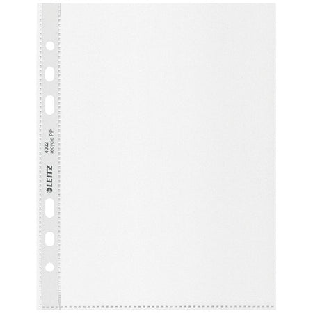 Leitz - Showtasche Recycle 100µ 6-Loch PP A5 transparent 25 Stück