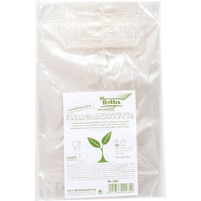 Folia Paper - Zellophantüte Folia 145x235mm 10 Stück transparent | 10 Stück