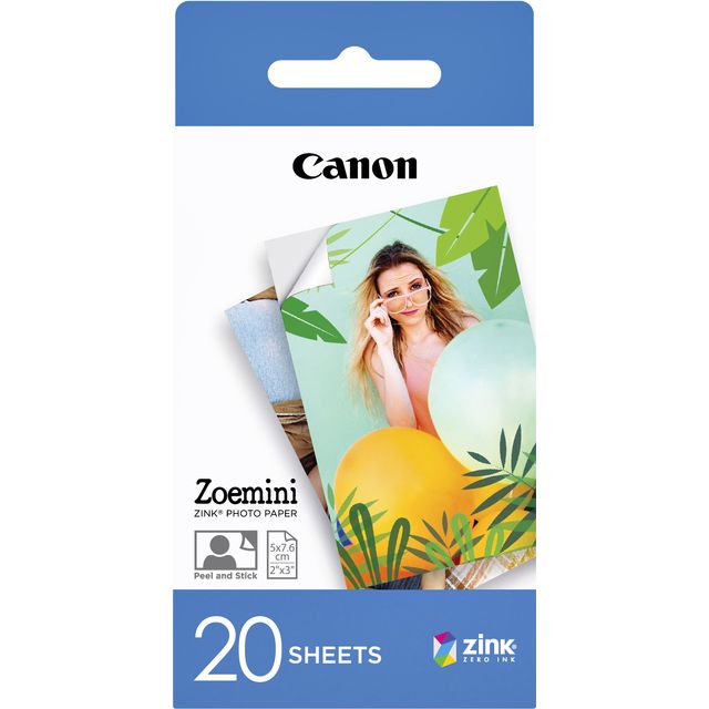 Canon - Fotopapier Zoemini ZP-2030 20 Blatt